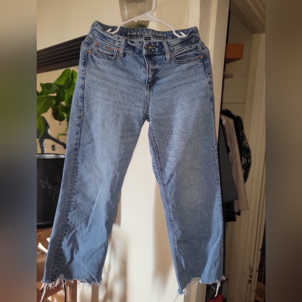 American Eagle Curvy Stovepipe Jeans 00